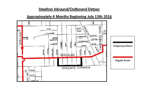 Steelton Inbound Outbound Detour
